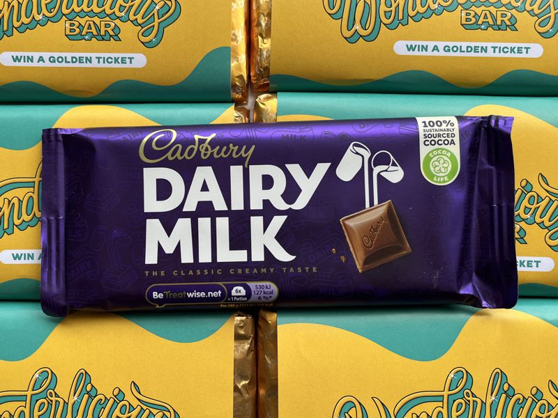 Cadbury's Dairy Milk Bar 110g Wrapper