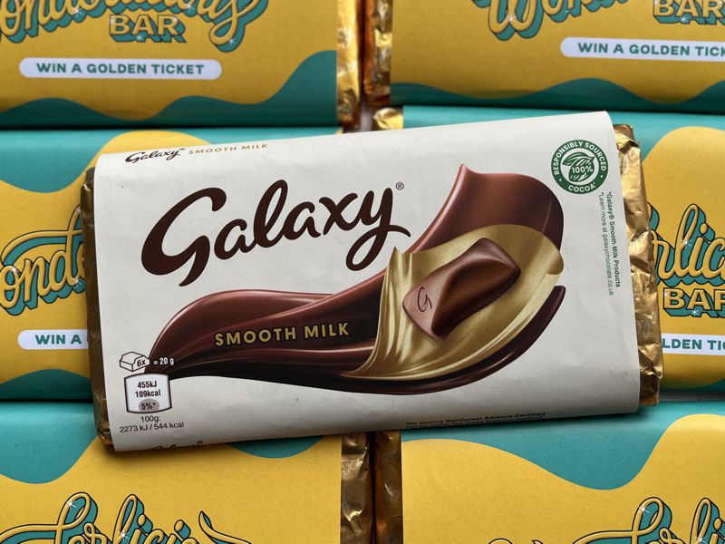 Galaxy Smooth Milk Bar 100g Wrapper