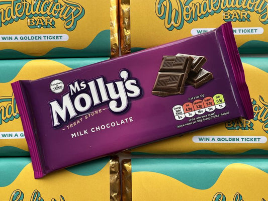 Ms Molly's Milk Chocolate Bar 100g Wrapper